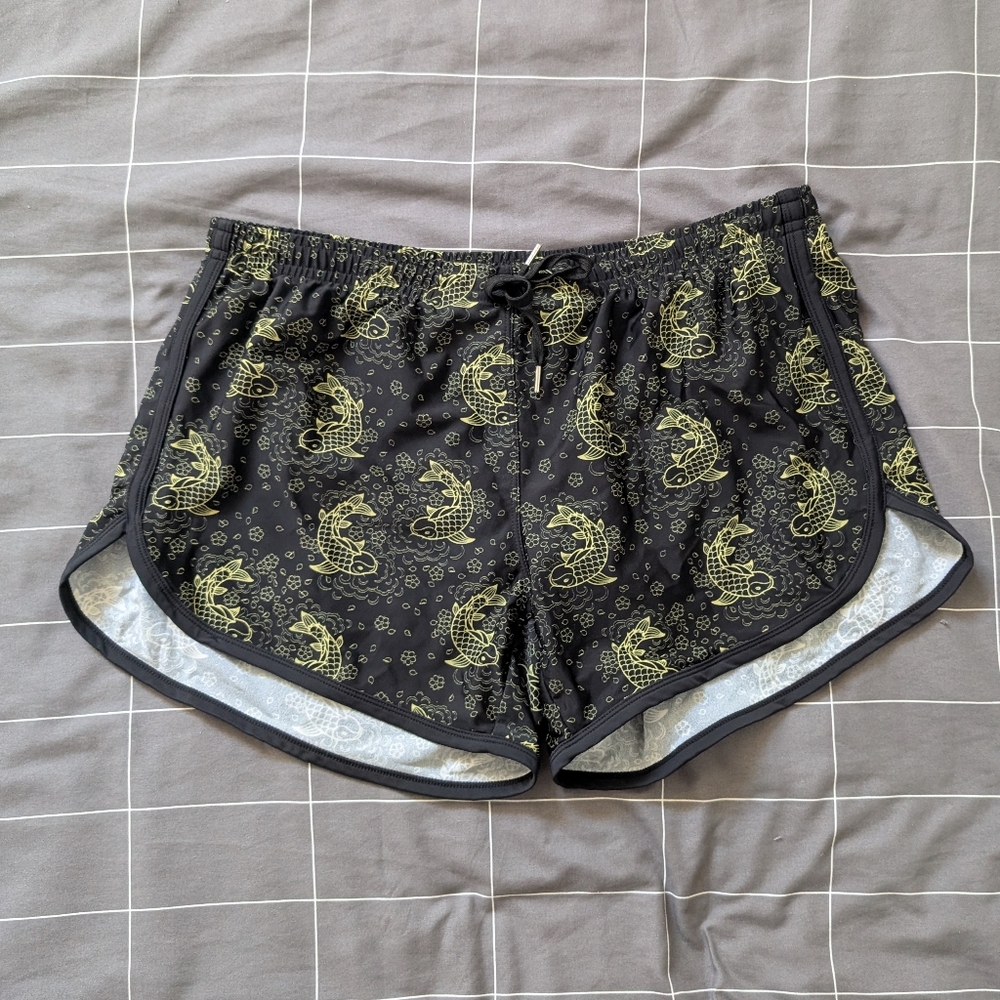 Pool Boy Koi Lined Swim Trunks